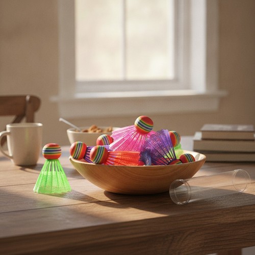 Assorted color badminton - assorted, 20
